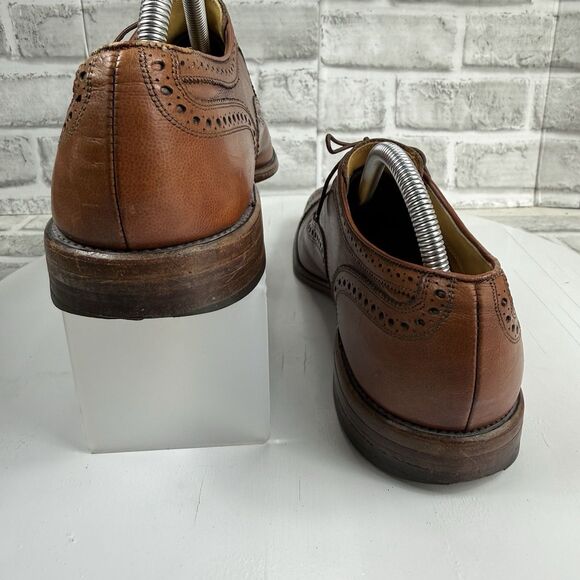 Allen Edmonds Strand Men\'s Size 9.5 Brown Leather Cap-Toe Dress Lace Up Oxfords main image 7